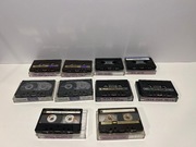 10 używanych kaset magnetofonowych ,metal, chrom