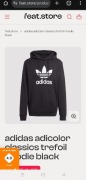 bluza adidas Adicolor Classics Trefoil Hoodie Black