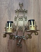 kinkiet lampka nocna podwójna antyk prl