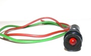 Lampka kontrolna z przewodem 24V DC czerwony 