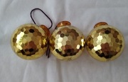 Bombki choinkowe - kule dyskotekowe 3szt.