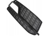 Kratka ATRAPA zderzaka do AUDI A5 8T LIFT S-LINE S5 BLACK 11-16, LEWA.