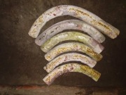 Kolano Rura stalowa fi 76mm 7,6cm kolanko rury element gięty - 1 szt