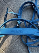 Niebieskie ogłowie bezwędzidłowe dr Cooka rozmiar cob