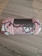 polarowy kocyk dla dziewczynki