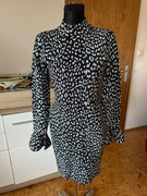 Michael Kors M 38 sukienka dzianina błyszcząca nitka printy