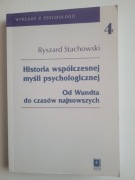 Historia współczesnej myśli psychologicznej Ryszard Stachowski 