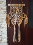 Makrama Sowa na ścianę prezent 