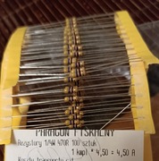 Rezystory 1/4w 470r