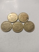 5x - 5 groszy 2000r.