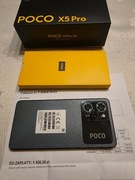 POCO X5 PRO 5G 256GB. 8+4 RAM faktura zakupu jak powystawowy