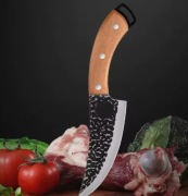 Ręcznie kuty nóż kuchenny – wszechstronny nóż do różnych zastosowań