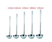 Zestaw 5 x Chochla do zupy ze stali nierdzewnej -110, 165, 220, 280 +335ml