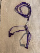 Liliowe szelki dla małego psa lub kota