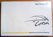 Opel Corsa C instrukcja obsługi książka obsługowa pojazdu