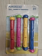 Playground PAŁKI zabawki do nurkowania dla dzieci 4 szt.