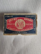 Zapałki kolekcjonerskie Jenny Brand Liverpool . 