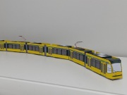Simens combino Budapeszt Model kartonowy zabawka tramwaj pociąg miejski