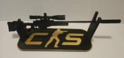 AWP – Karabin Snajperski z Counter-Strike 2 + stojak 