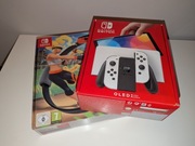 Konsola NINTENDO Switch OLED biała + Ring Fit Adventure SUPER ZESTAW