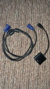 Kabel VGA + przejściówka HDMI do VGA