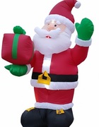 Dmuchany Mikołaj LED 240cm Gwiazdor Mikołaj led