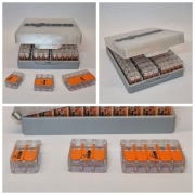 Zestaw 30 sztuk złączek instalacyjnych Wago 221 w małym pudełku 