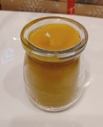 Swieca z wosku pszczelego w słoiku 100 ml