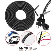 OSŁONA KABLI ELASTYCZNE ZARZĄDZANIE 10M – CZARNY