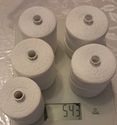 Nici Ariadna 30 x 4 białe 5 duże szpulki ok. 543 g. 