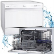 Mini Zmywarka NABLATOWA lub do zabudowy MIDEA MDWTT0602MW-WE  z wadą 