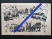 KUROWICE 1907 Cerkiew Pałac Dworzec