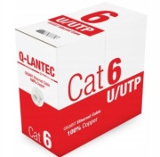 Kabel  UTP kat 6 Q-lantec 305m przewód skrętka