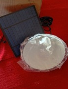 Zestaw dwóch lamp solarnych 