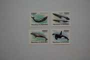 Burundi Sw 2058-61** wieloryby /imp/