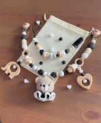 Zestaw: zawieszka na wózek + zawieszka do smoczka, świetne na prezent