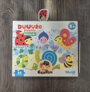 Czuczu duże Puzzle Robaczki 35 el. wiek 2+ , Gratis - puzzle Pojazdy
