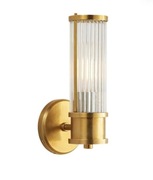 Kienkiet złoty z metalu i szkła boho / glamour / loft