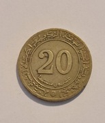 182. Moneta Algieria 20 centymów 1972 rok