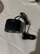 Rozdzielacz gniazda zapalniczki Baseus 2xUSB 3,1A 100W ładowarka samochod.