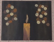 Obraz Płonąca świeca