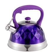 Czajnik 3L Elitehoff z Gwizdkiem – fioletowy, Stal Nierdzewna, Indukcja