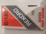 Kaseta vhs REKORD E 180 FOLIA 