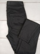 Next legginsy damskie XS 34 czarne skórzane look sculpt skinny push up nowe