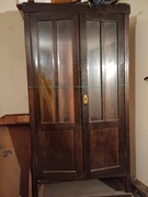 Zabytkowy, piękny kredens ze szklanymi drzwiami z końca XIX w do renowacji.