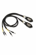 Kierunkowskazy LED do motocykla / skutera – zestaw 2 szt czarne