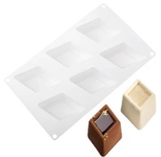 Kształt ROMBU 6wn forma silikonowa 29*17*4 do Pieczenia Monoporcje Musów 