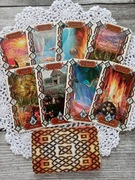 Unikatowe karty runiczne Dariusz Cecuda Tarot Runy Oracle magia 