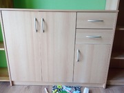 Komoda i regał z płyty