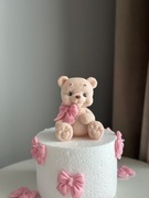 Miś Figurka na tort dla dziewczynki 